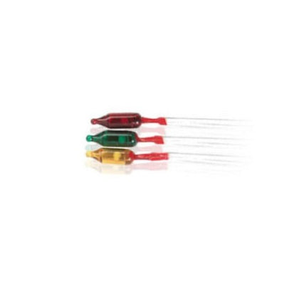BULB 12V 60MA 4X14MM W/120MM WIRE ASSORTED COLOR 3PCS/PACK