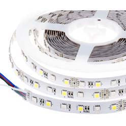 LED FLEXIBLE STRIP RED 12V 5M WATERPROOF IP65 3528 SMD 12V@2A