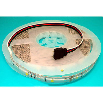 LED FLEXIBLE STRIP RED/GRN/BL 12VDC IP55 16FT 5050SMD LEDS