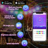 LED STRING LIGHT OUTDOOR 42FT BLUETOOTH WITH 12V PSU