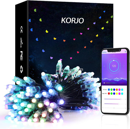 LED STRING LIGHT OUTDOOR 42FT BLUETOOTH WITH 12V PSU