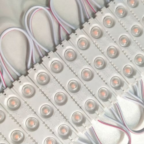 LED SMD 2835 12V 3LEDX20 COOL WHITE MODULE IP67 WATERPROOF