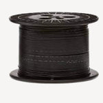 TEFLON WIRE STRANDED 18AWG 2500F BLK UNSHLD SILVER PLATED COPPER{