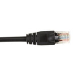 PATCH CORD CAT5E BLK 5FT SNAGLESS BOOT