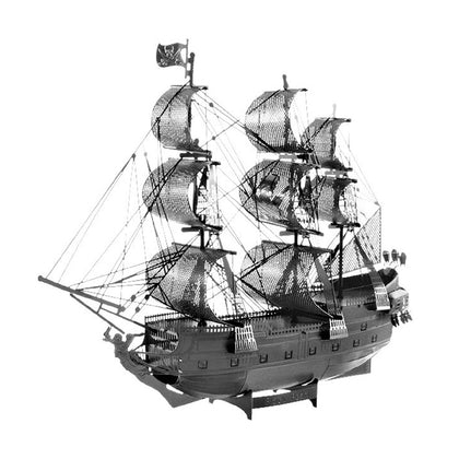 BLACK PEARL-BLACK VERSION {{METAL EARTH 2-SHEET MODEL KIT