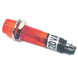 INDICATOR 120VAC 7MM RED CHMT TA {{