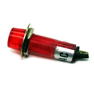 INDICATOR 120V 10MM RED CHMT SOL {{