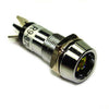 INDICATOR 12V LED 13MM AMB CHMT QT