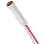 INDICATOR 250V 7MM RED PRESS WIRE NEON FLUSH