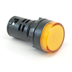 PILOT LIGHT LED 12V 20MA YEL 22MM SCREW TERMINALS