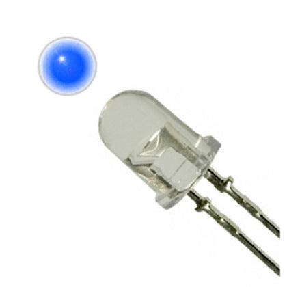 LED5 FLASHING CLR BLUE 3.3V 20MA