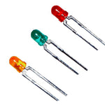 LED5 ASSORTED SET 5 PCS RED GREEN YELLOW 1.2-2.2V 10MA