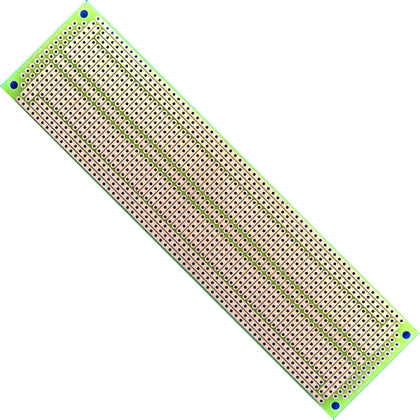 PCB ETCHED SS 7X1.7IN 5CONNECTED PADS W/POWER BUS