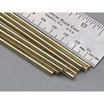 BRASS ROUND RODS .032X12IN 0.8128MM DIA 304MM LENGTH