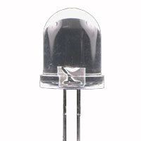 LED10 WATERCLEAR BLUE 8000MCD 3.2V 20MA