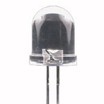 LED10 WATERCLEAR RED 8000MCD 2.2V 25MA