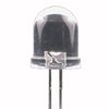 LED10 WATERCLEAR RED 8000MCD 2.2V 25MA