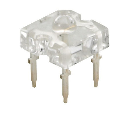 LED 4PIN SQUARE WATERCLEAR WHITE PC DOMED TOP 3.6V 30MA 7.6X7.6MM