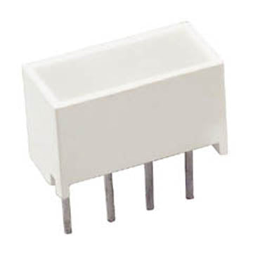 LIGHT BAR 8SEG GRN 10X20MM 100MC