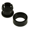 LED HOLDER 3MM PLAST BLK DIA:3.1MM(INN) 6.2MM(OUT){{