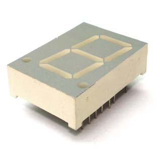 DISPLAY 7SEG 1CH YEL CA 20MM {{