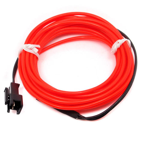 EL WIRE RED 2.3MM 3M W/O INVERTER