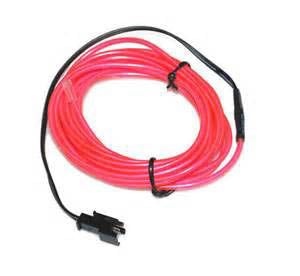 EL WIRE PINK 2.3MM 3METER W/O INVERTER