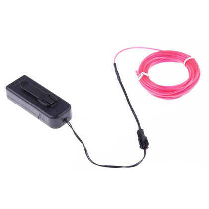 EL WIRE PINK 2.3MM 3M WITH 3V BATTERY PACK INVERTER