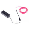 EL WIRE PINK 2.3MM 3M WITH 3V BATTERY PACK INVERTER