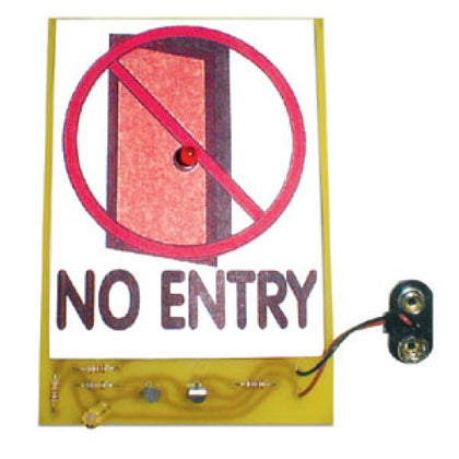NO ENTRY SIGN - FLASHING LIGHTS