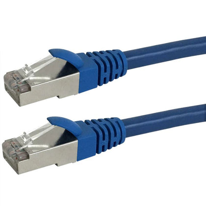 PATCH CORD CAT5E BLU 50FT SHLD SNAGLESS BOOT