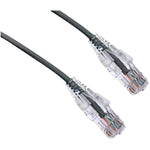 PATCH CORD CAT6A SLIM GRY 25FT ULTRA-THIN 28AWG FT4 CMR 10GIG