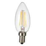 BULB LED C35 E12 COOL WHITE 4W DIMMABLE 120V CANDLE