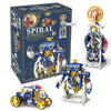 SPIRAL SPRING SCIENCE KIT 3 IN 1 WIND UP 133PC/SET