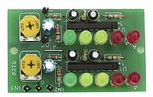 VU-METER 2X5 LED STEREO {{