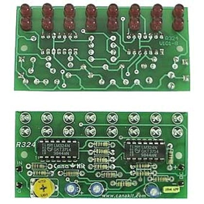 AUDIO LEVEL INDICATOR 2X8 LED MONO