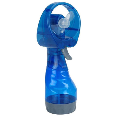 FAN MINI WATER SPRAY REQUIRES 2 AA BATTERIES ASSORTED COLORS