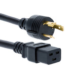 INST CORD 3/12 8FT 30A 250V SJT NEMA L6-30P TO C-19