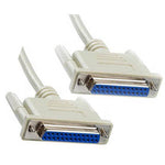 SERIAL CABLE DB25F/F 10FT