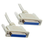 SERIAL CABLE DB25F/F 10FT
