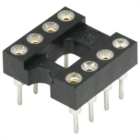 IC SOCKET MACH 8P 7.6MM TIN {{