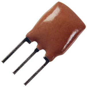 RESONATOR 10.7MHZ 3PINS BRN/YE {{