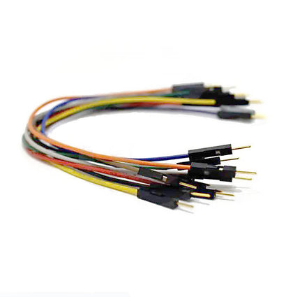 JUMPER WIRE MALE/FEM 1P 6IN 24AWG ASSORTED COLOR 10PCS/PKG