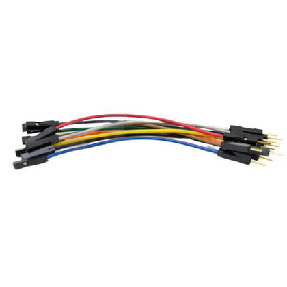 JUMPER WIRE MALE/FEM 1P 3IN 24AWG ASSORTED COLOR 10PCS/PKG