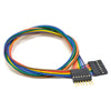 JUMPER WIRE MALE/FEM 7P 15IN 24AWG ASSORTED COLOR 0.1IN PITCH