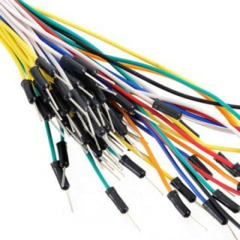 JUMPER WIRE MALE MALE 6INCH 24AWG ASSORTED COLOR/LENGTH 30PC