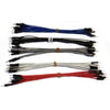 JUMPER WIRE MALE MALE 6INCH 22AWG 50/PK RED BLK WHT GREY BLU