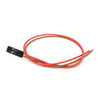 JUMPER WIRE FEM 2P TO OPEN END 8IN 24AWG