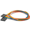 JUMPER WIRE FEM/FEM 6P 15INCH 24AWG ASSORTED COLOR 0.1IN PITCH
