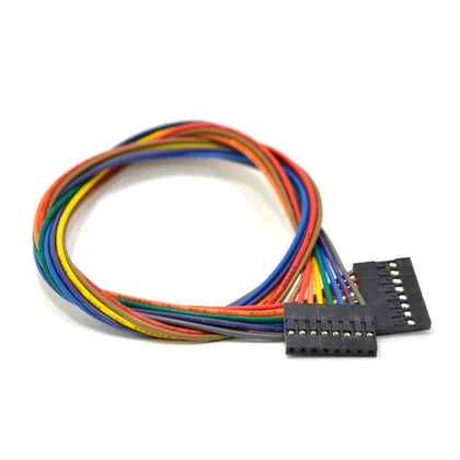 JUMPER WIRE FEM/FEM 8P 15IN 24AWG ASSORTED COLOR 0.1IN PITCH